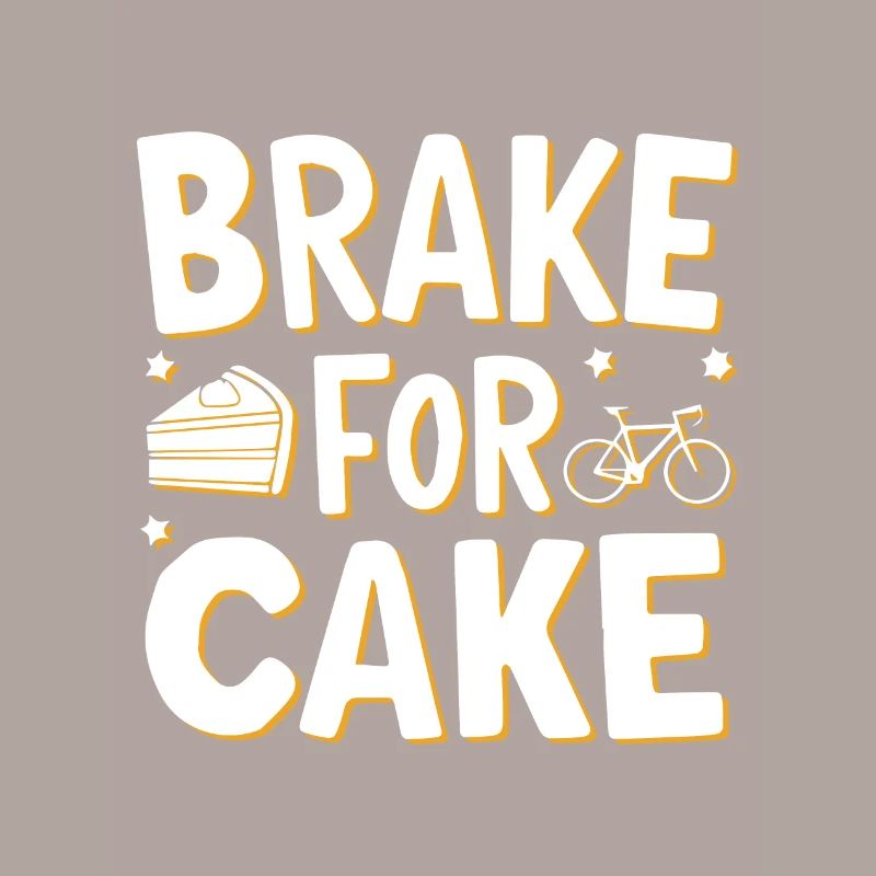 Gâteau de vélo sucré Conception de motivation