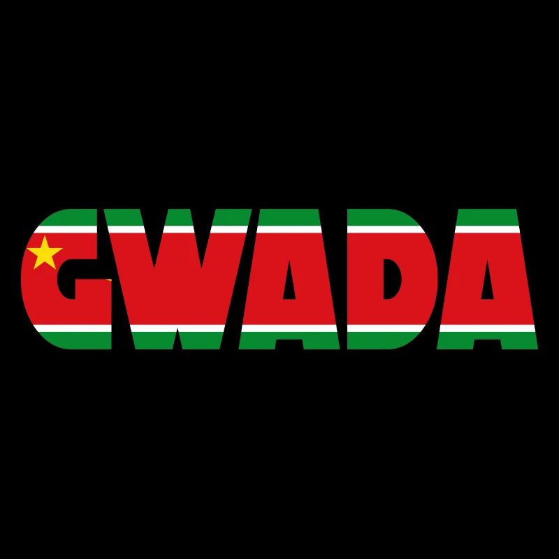Gwada Couleur du Drapeau Guadeloupe