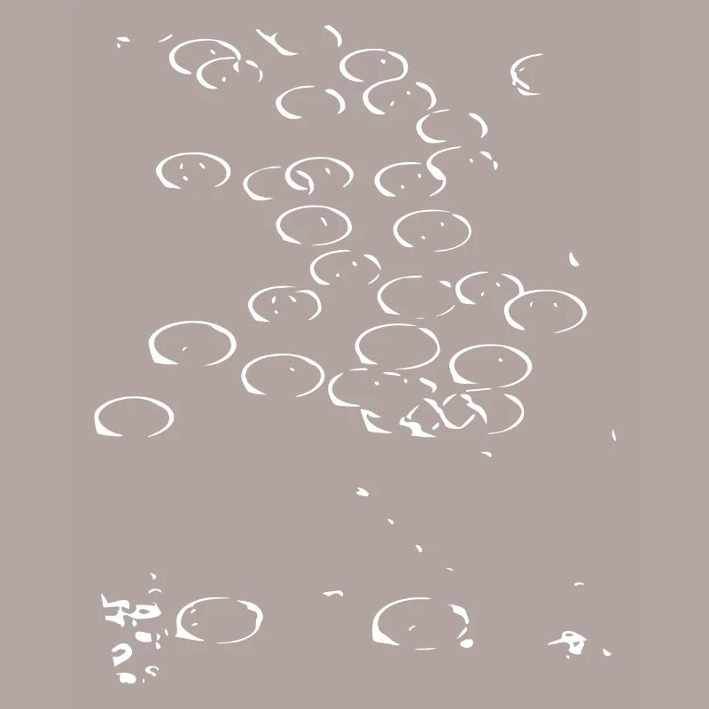 Abstract Dots / White / Line / Pattern
