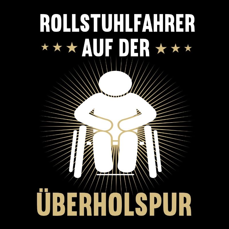 Rollstuhlfahrer auf der Überholspur Rollstuhl