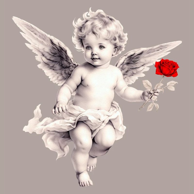 Cupido con Rosa