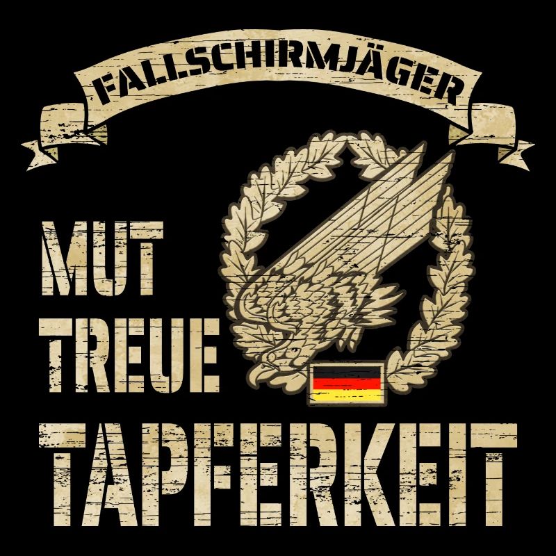 Mut Treue Tapferkeit - Fallschirmjäger Geschenk