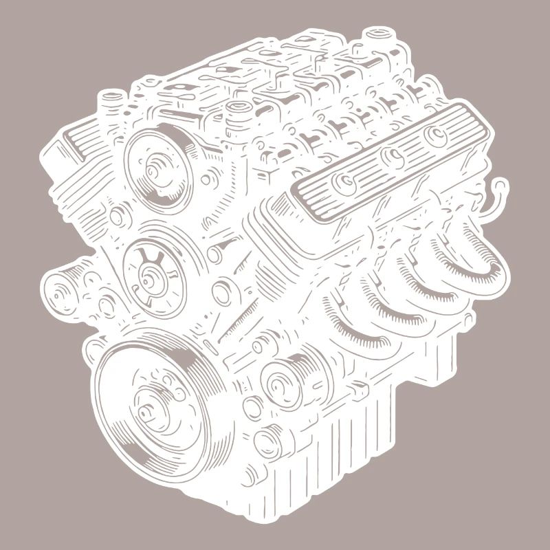 Engine Block Cylinder Fan Displacement Engine