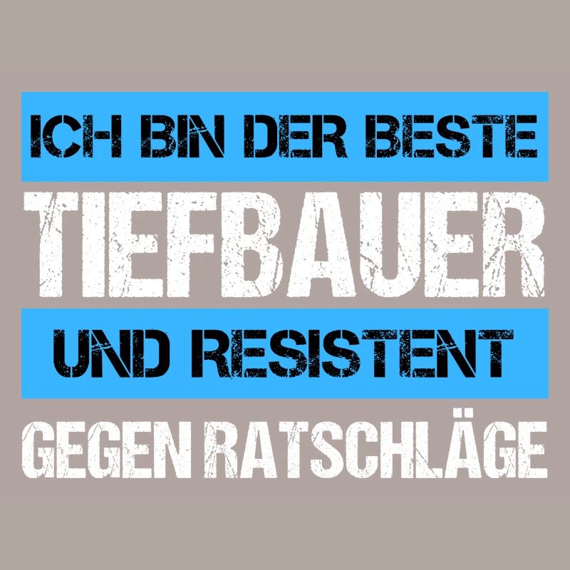 Resistenter Tiefbauer
