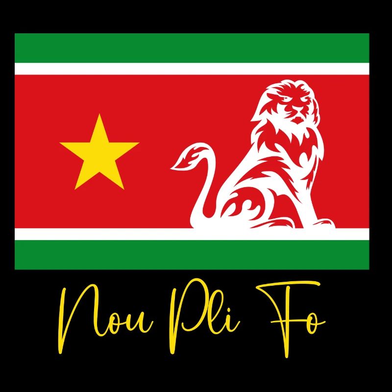 Nou Pli Fo Gift Flag Guadeloupe