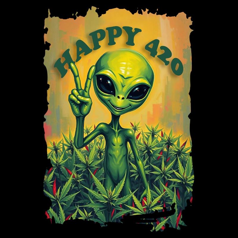Cannabis HAPPY 420 avec Paece Alien 1