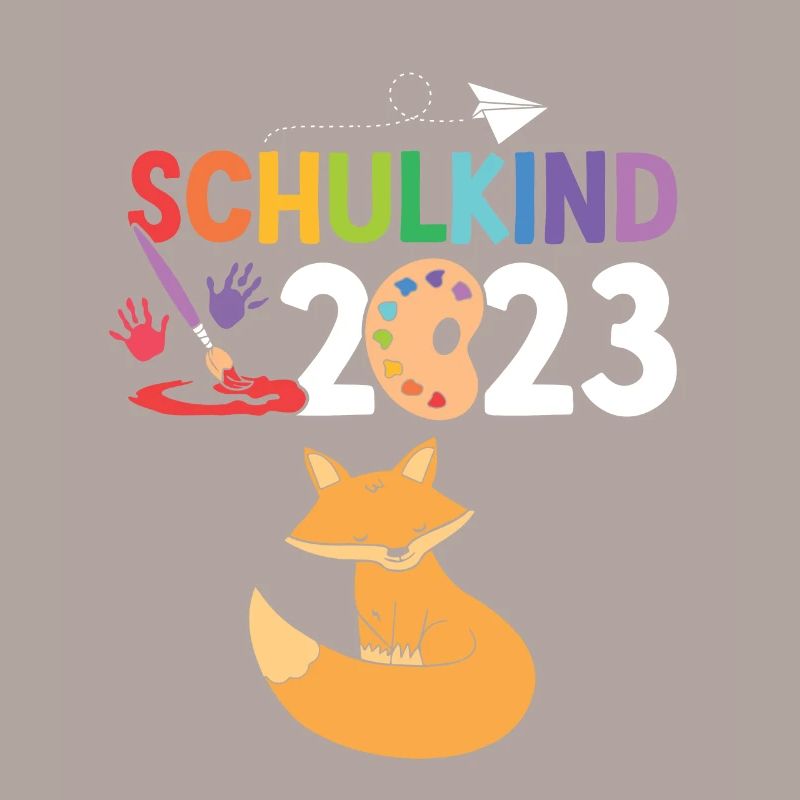 Fuchs Schulanfang Schulkind 2023