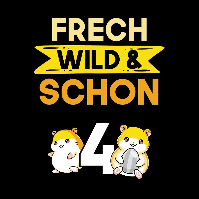 4 Jahre Geburtstag Junge Mädchen Hamster