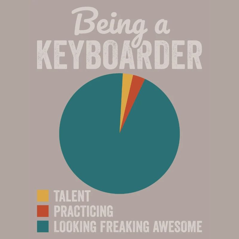 Als Keyboarder Musiker Keyboarder