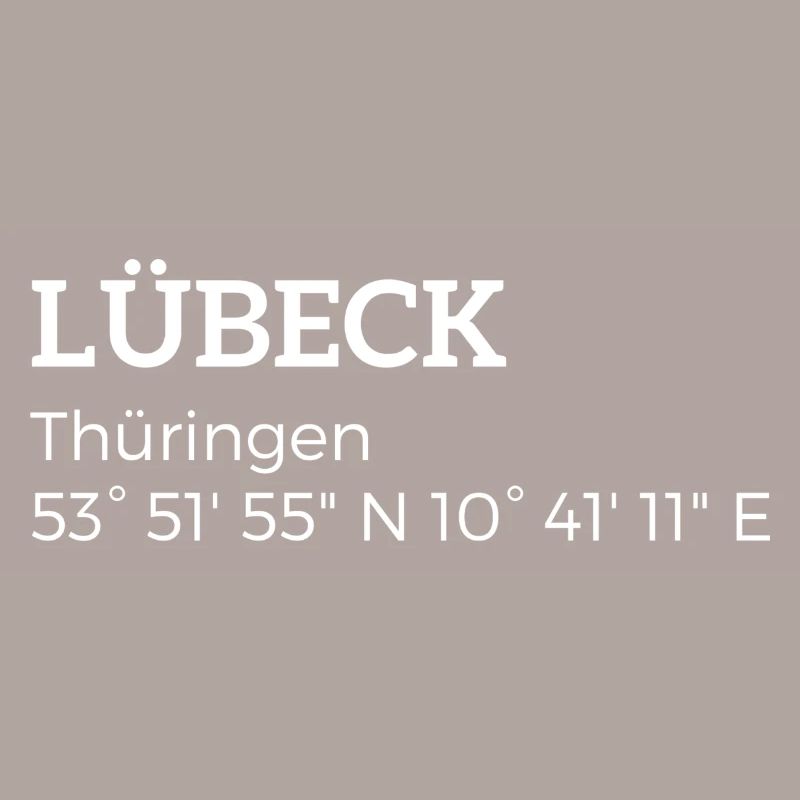 Lübeck Thuringia coordinates