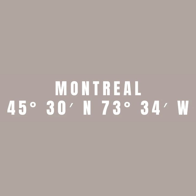 Montreal, Canada Coordinates