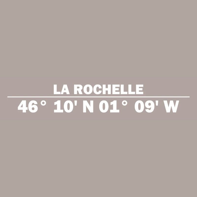 Coordonnées de La Rochelle