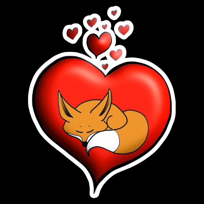 Fuchs Fuchs rot Herz