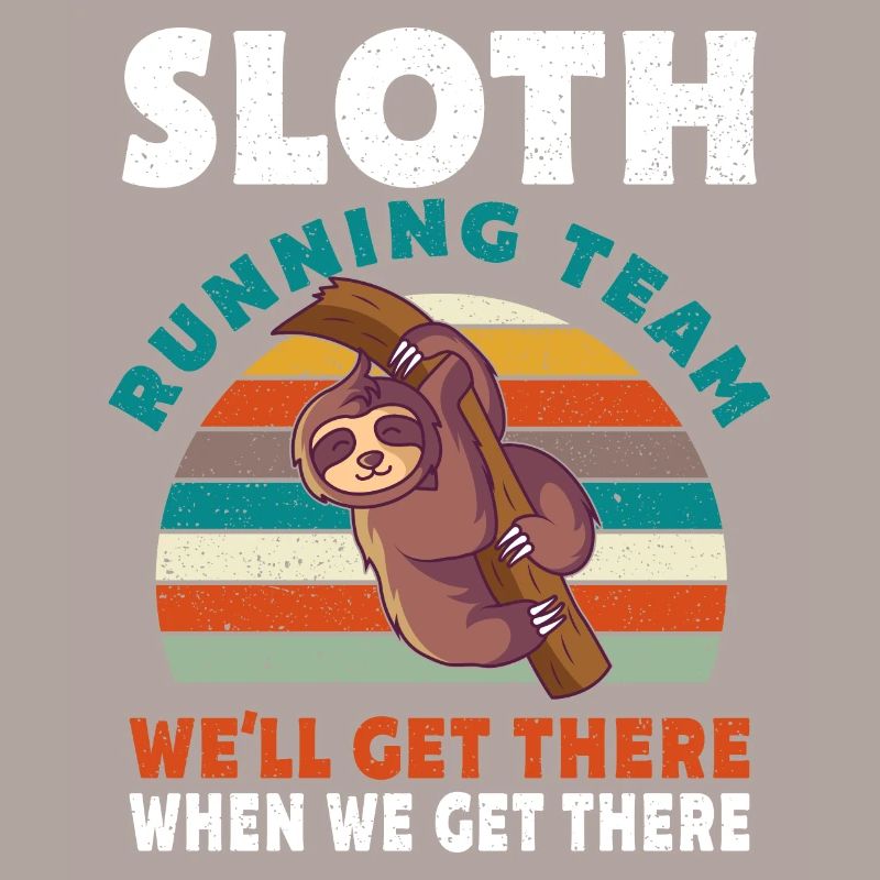 Sloth Running Team Geschenk