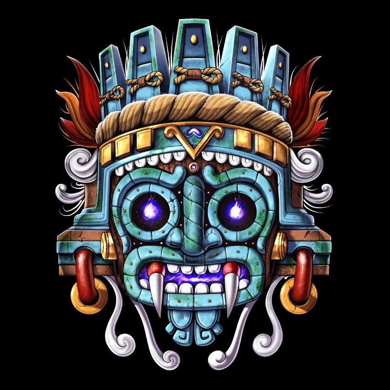 Aztekischer Gott Tlaloc