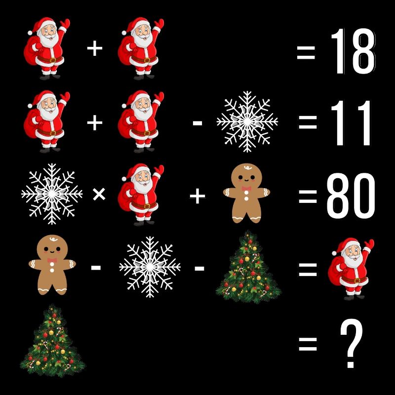 Quiz de Noël Père Noël flocon de neige