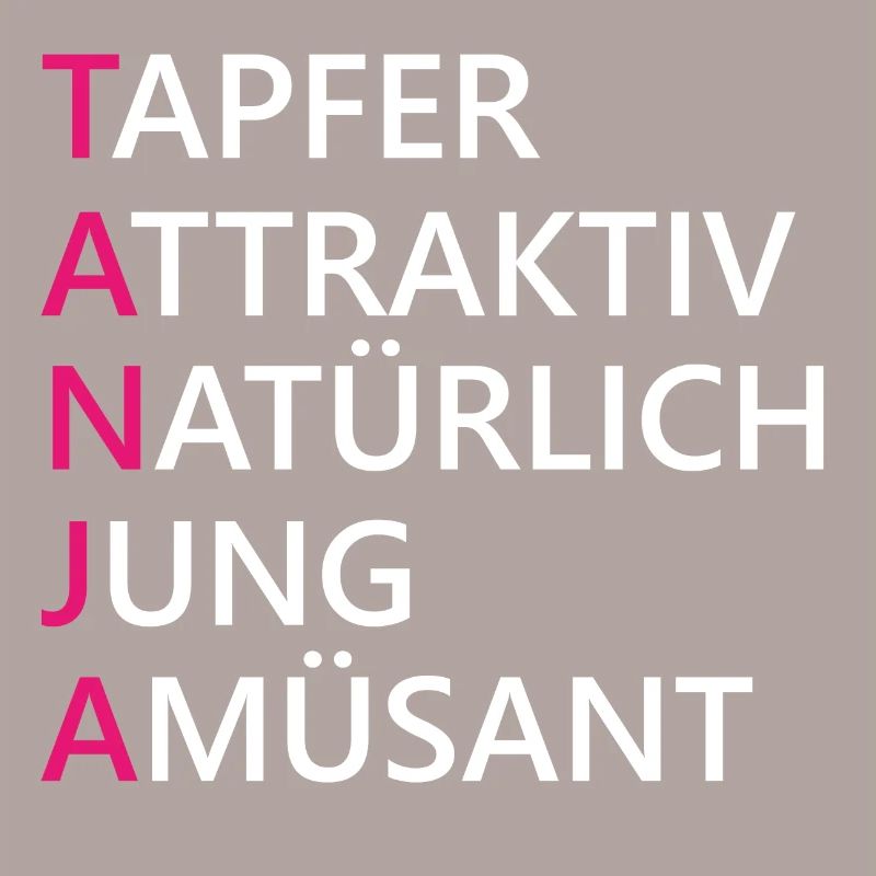 Tanja Name Geschenk