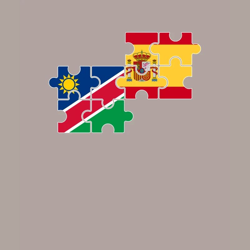 Namibia Spanien Flagge Spanisch Namibier