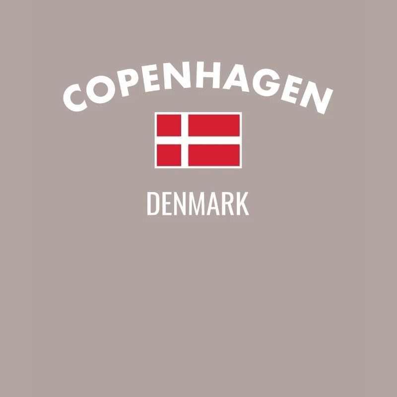 Copenhague Danemark Drapeau danois Proud Dane