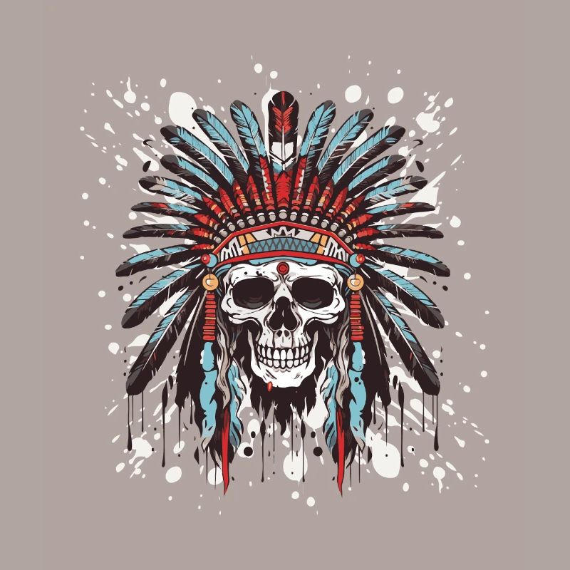 Apache Skull Indian