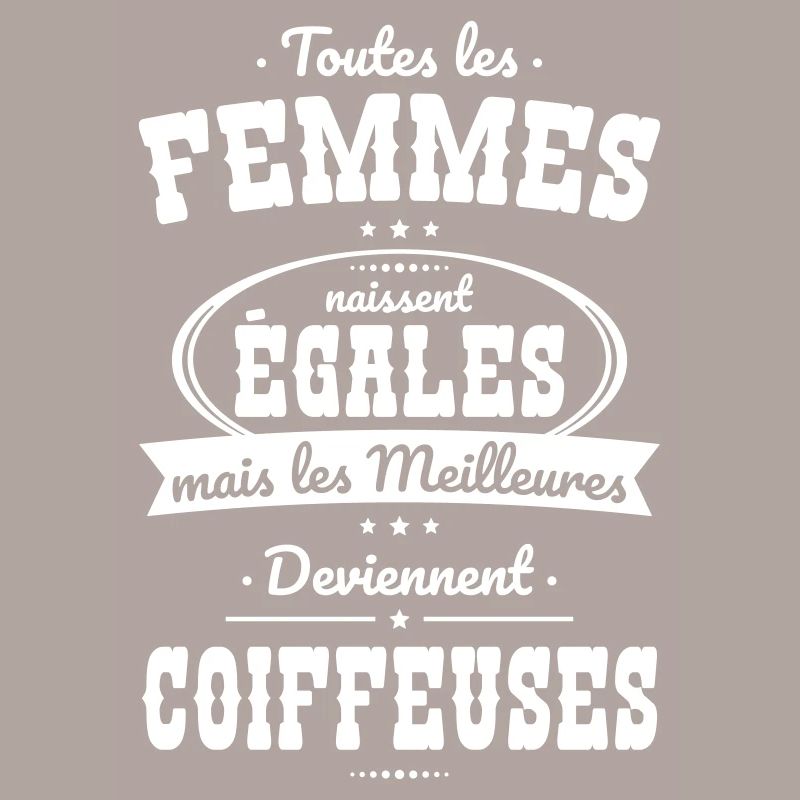 Femmes égales les meilleures deviennent coiffeuses