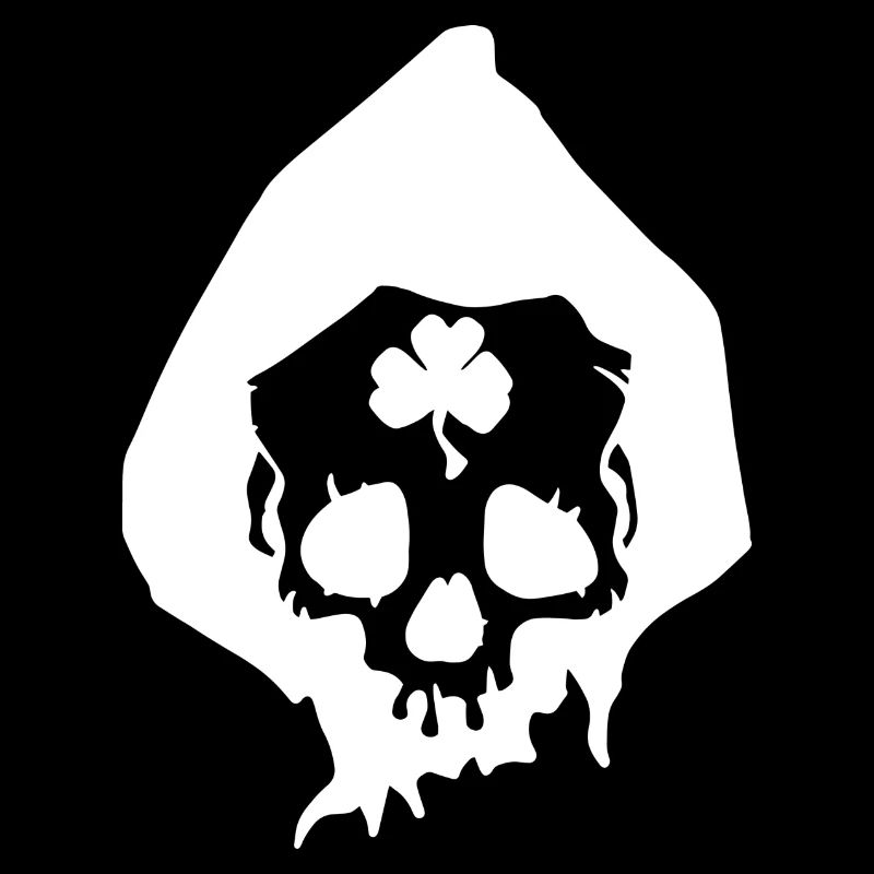 Skull clover Happy St. Patrick's day