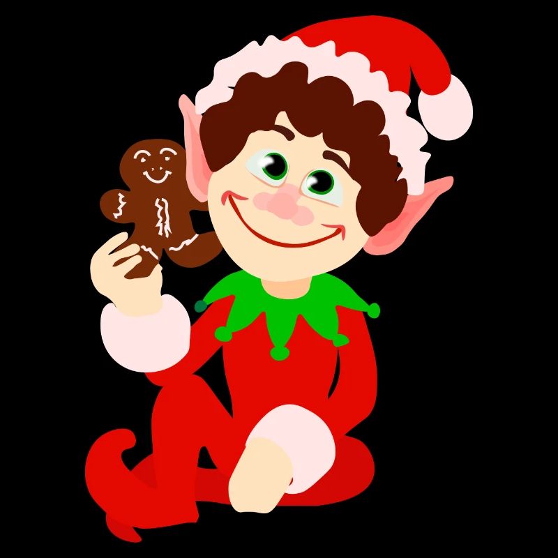 Elf und Lebkuchen
