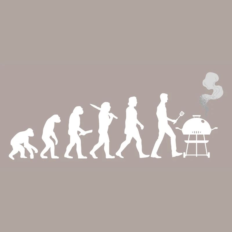 Evolution Grillen Barbecue BBQ Kugelgrill Geschenk