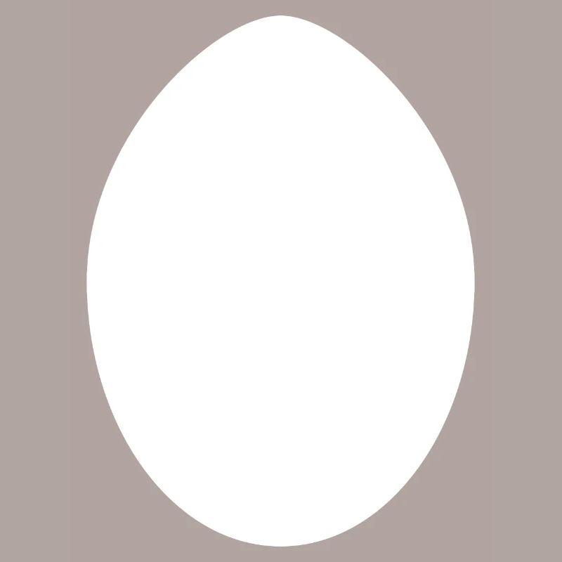 White Easter Egg