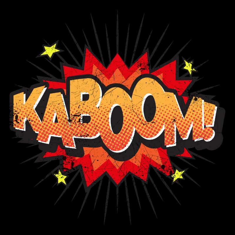 KABOOM COMIC STYLE GRAFFITI COMICS MOTIV GESCHENK