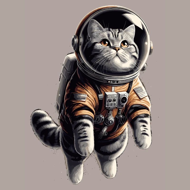 Astronaut BKH getigert Geschenk