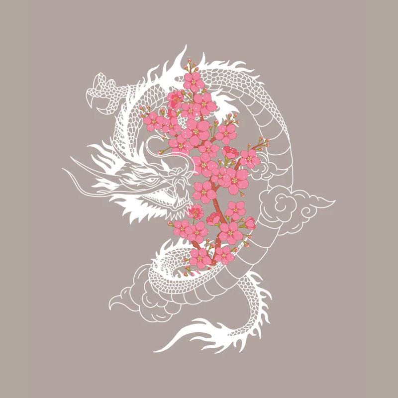 Japanese Dragon Cherry Blossom Tree Sakura Tree