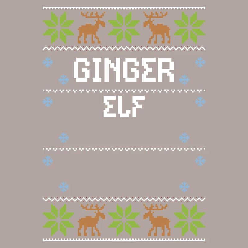 Elfe gingembre - Noël moche