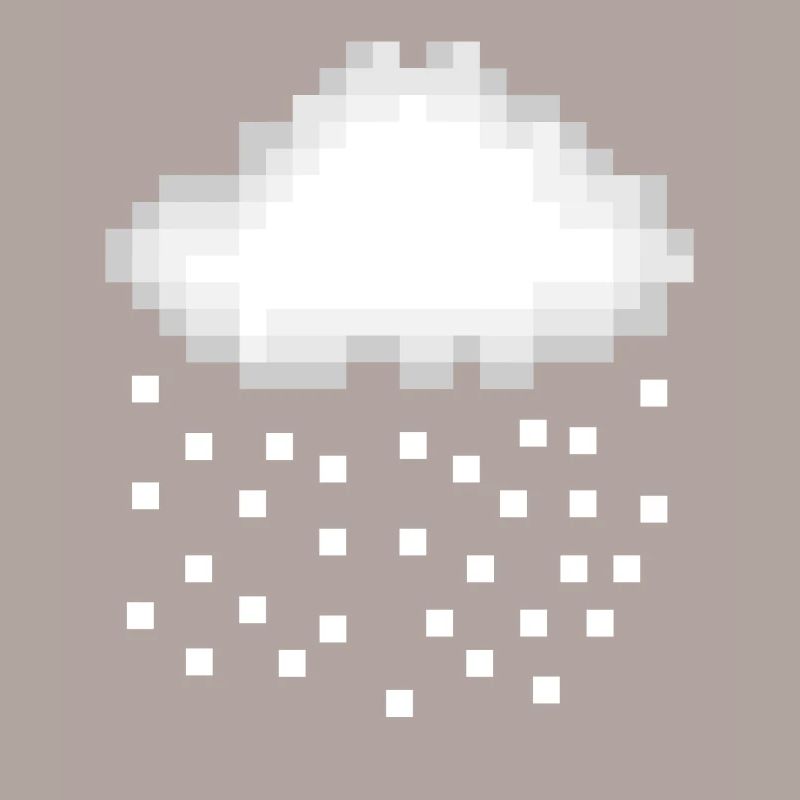 Les pixels de neige