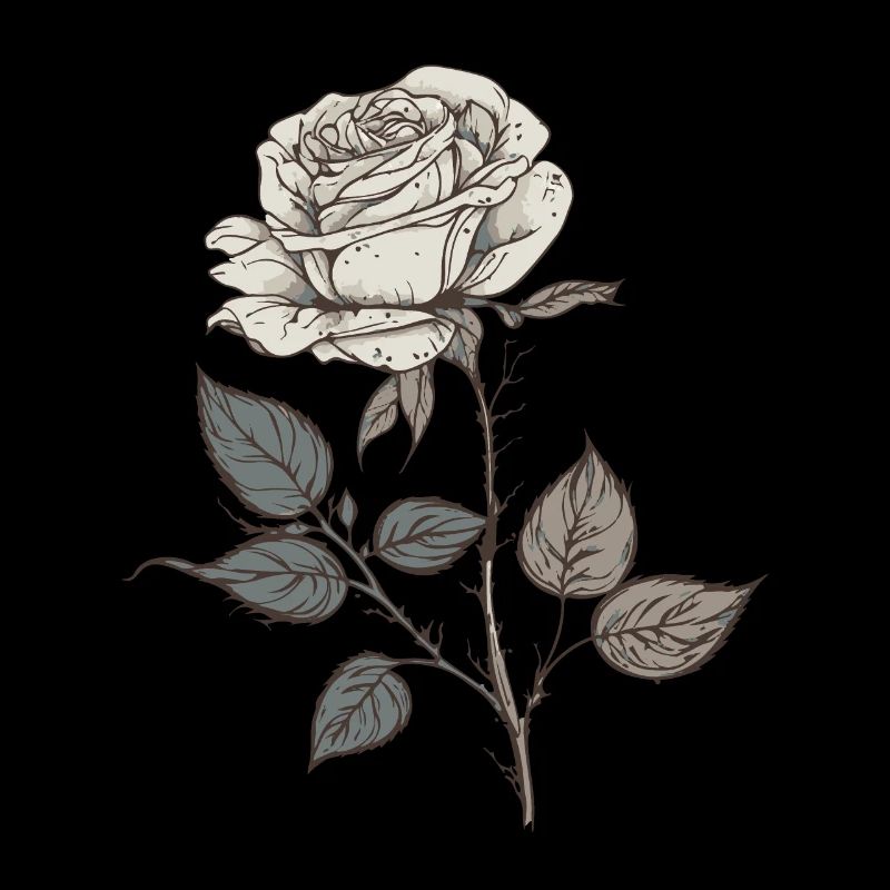 Rose blanche