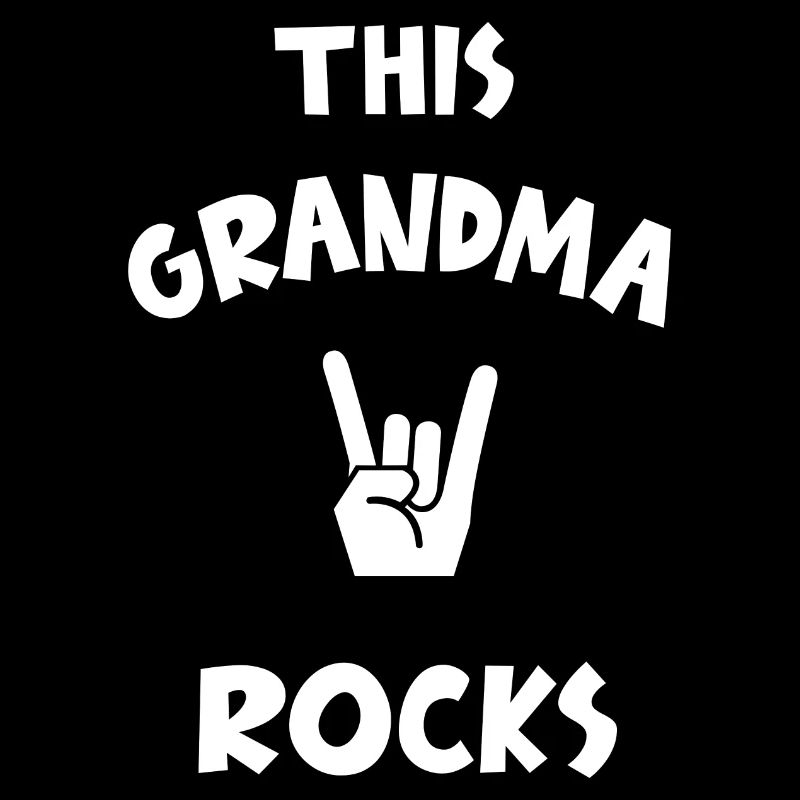Grandma Oma Großmutter Rocks Rock and Roll Spruch