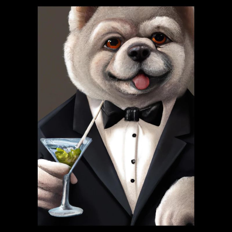 Chow Chow Anzug Martini