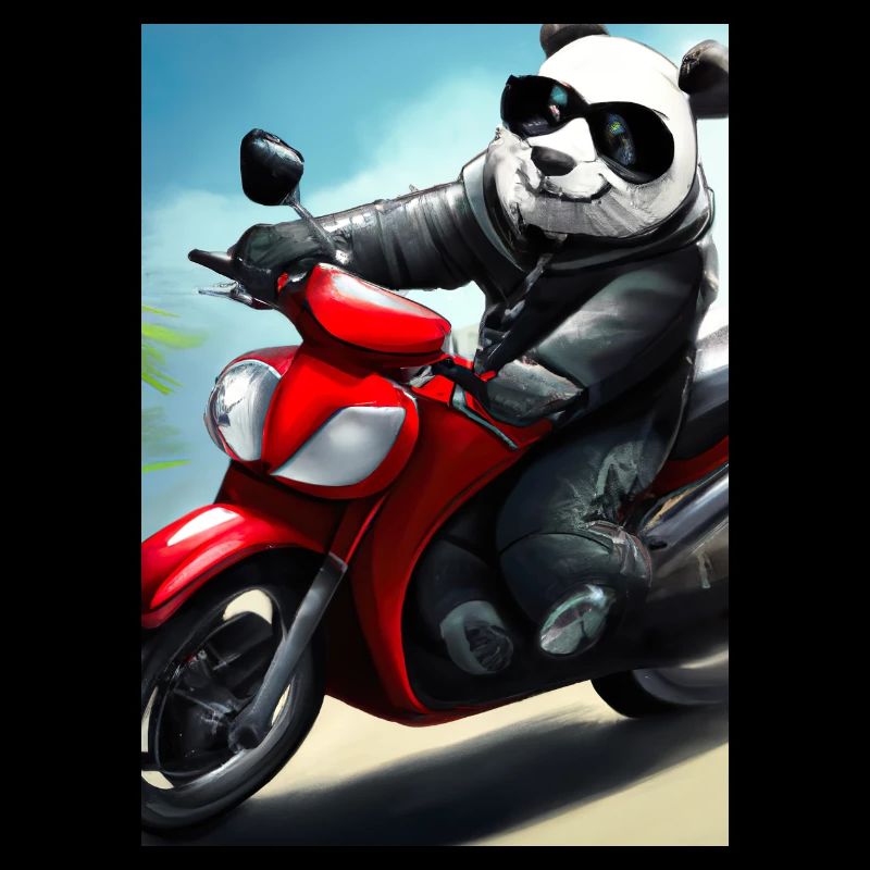 Motorrad-Panda