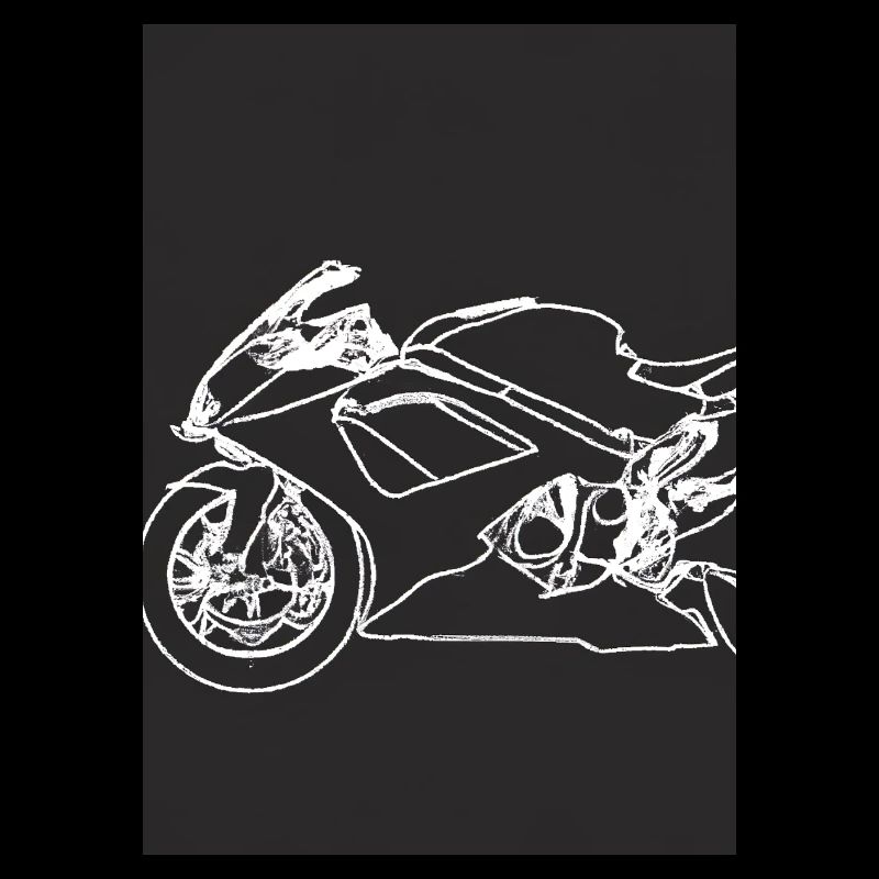 Umriss Motorrad