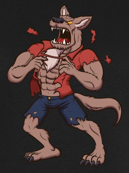 Heulender Werwolf