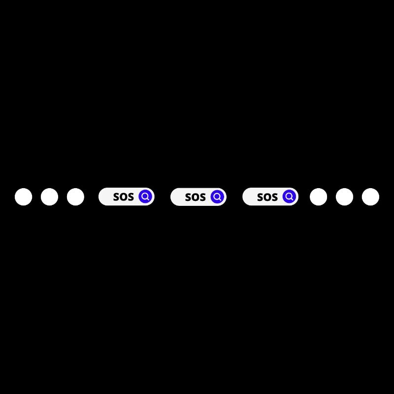 SOS, alphabet morse, aide, aide