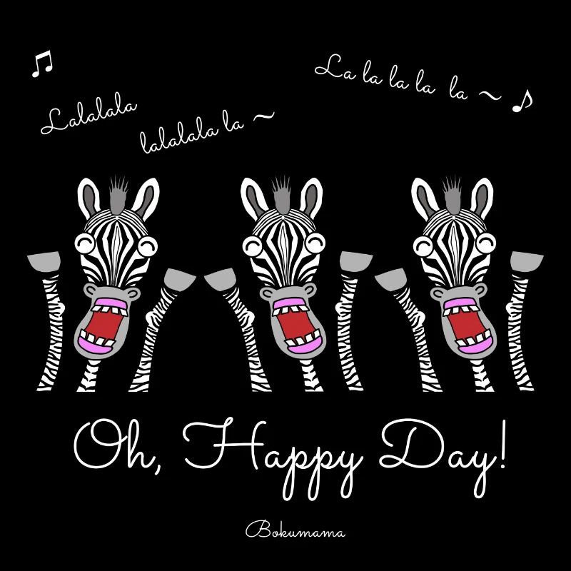 Zebra, oh, Happy day!