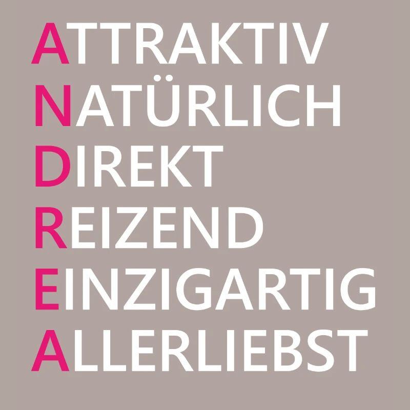 Andrea Name Geschenk