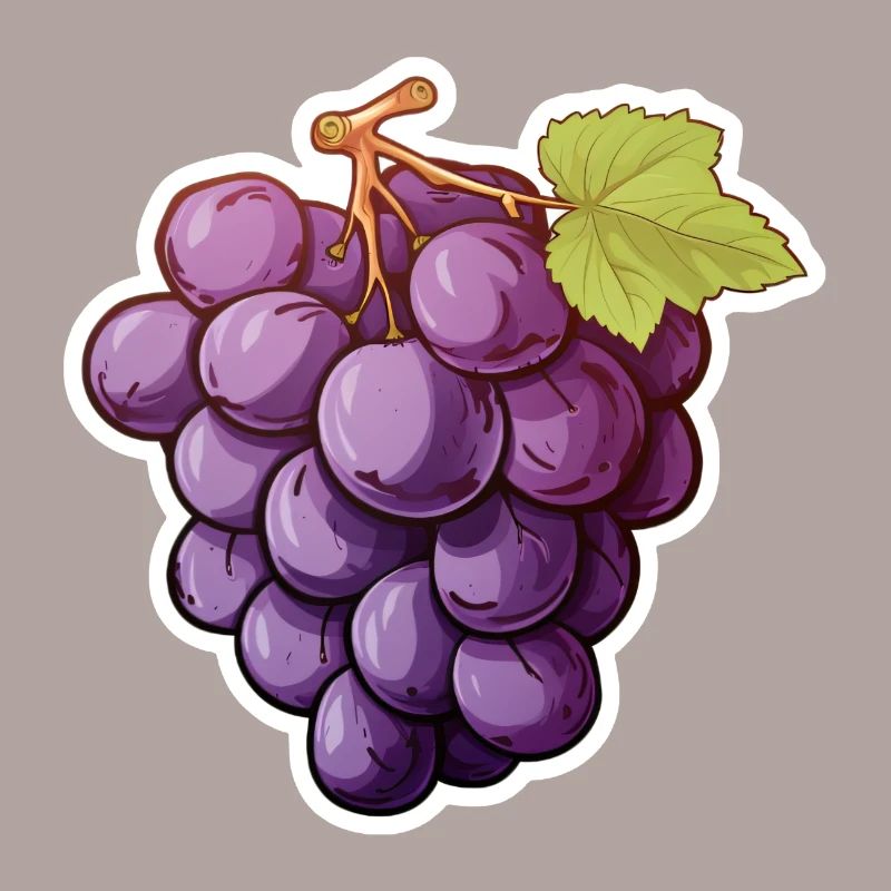 Weintraube oder dunkle Rebe