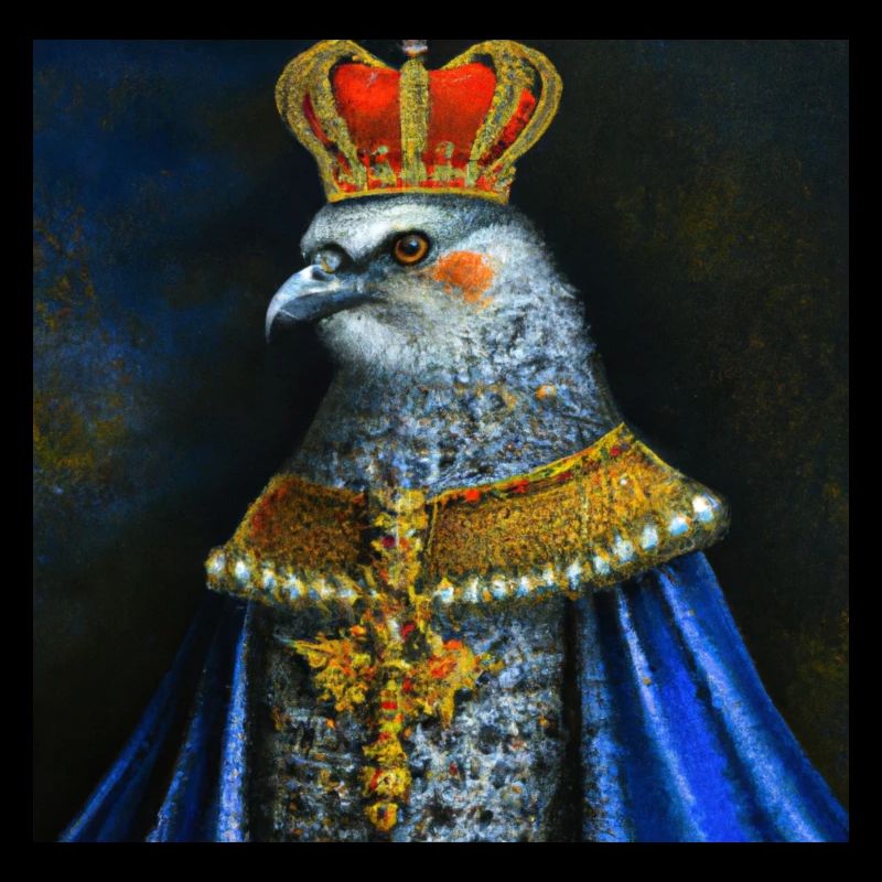 Aigle dans la couronne