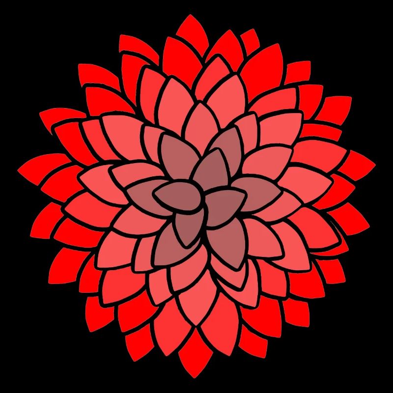 MUMS Fleur Rouge Fleurs