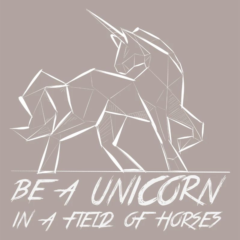 Sei ein Einhorn unter Pferden!