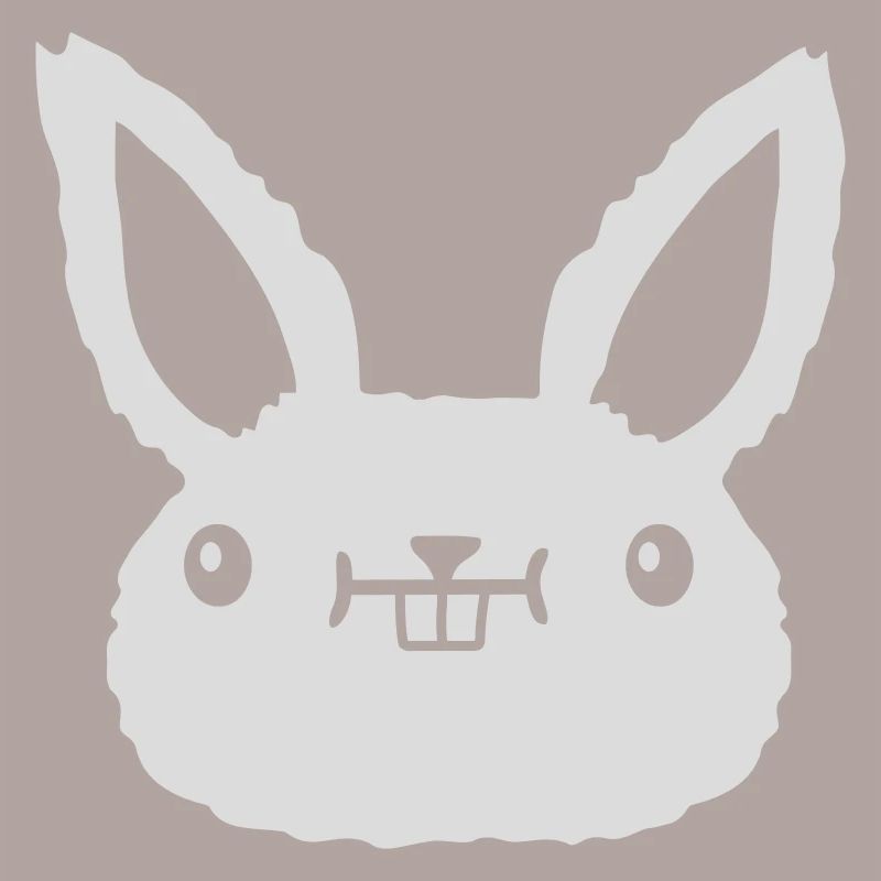 Cher lapin kawaii Face