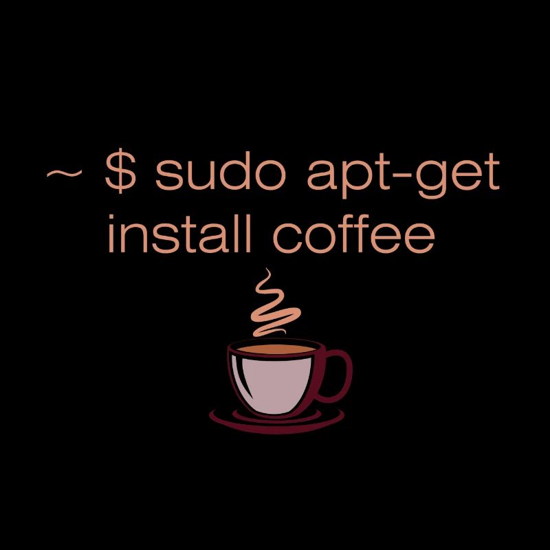 Sudo apt-get install coffee Linux computer scientist