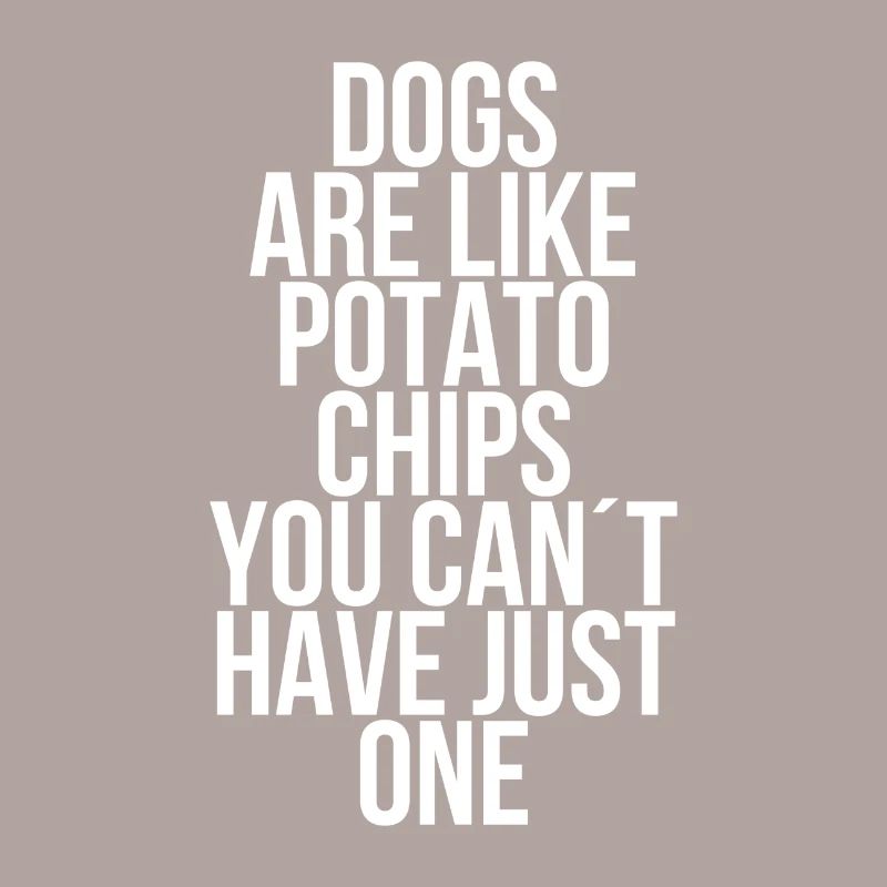 Les chiens sont comme des chips
